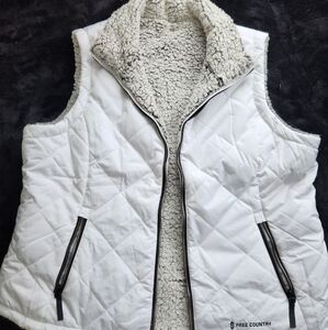 White Women's Vest